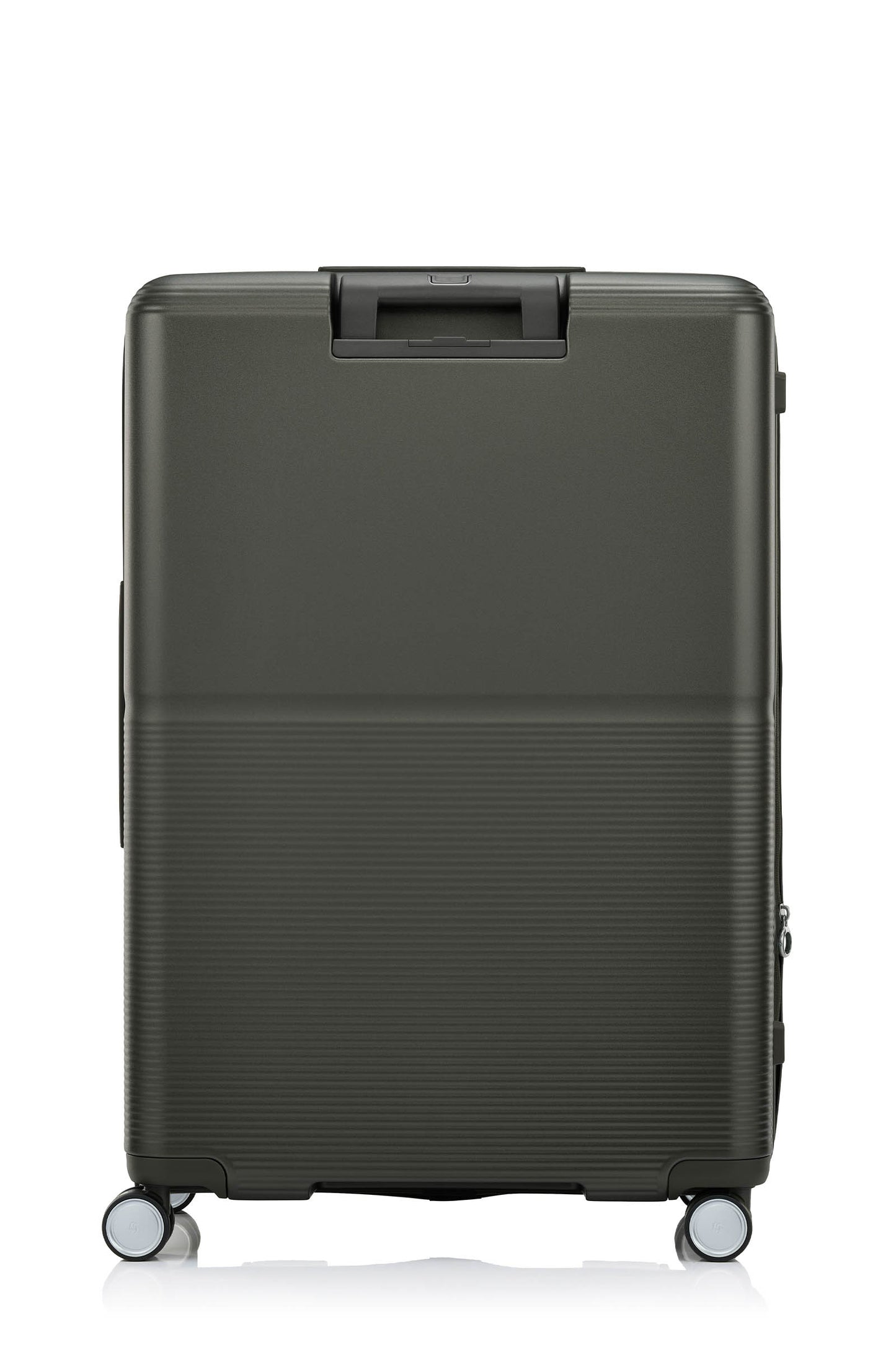 Back view of the Samsonite Flatform Spinner Large in Dark Moss. Shop the Latest Online
