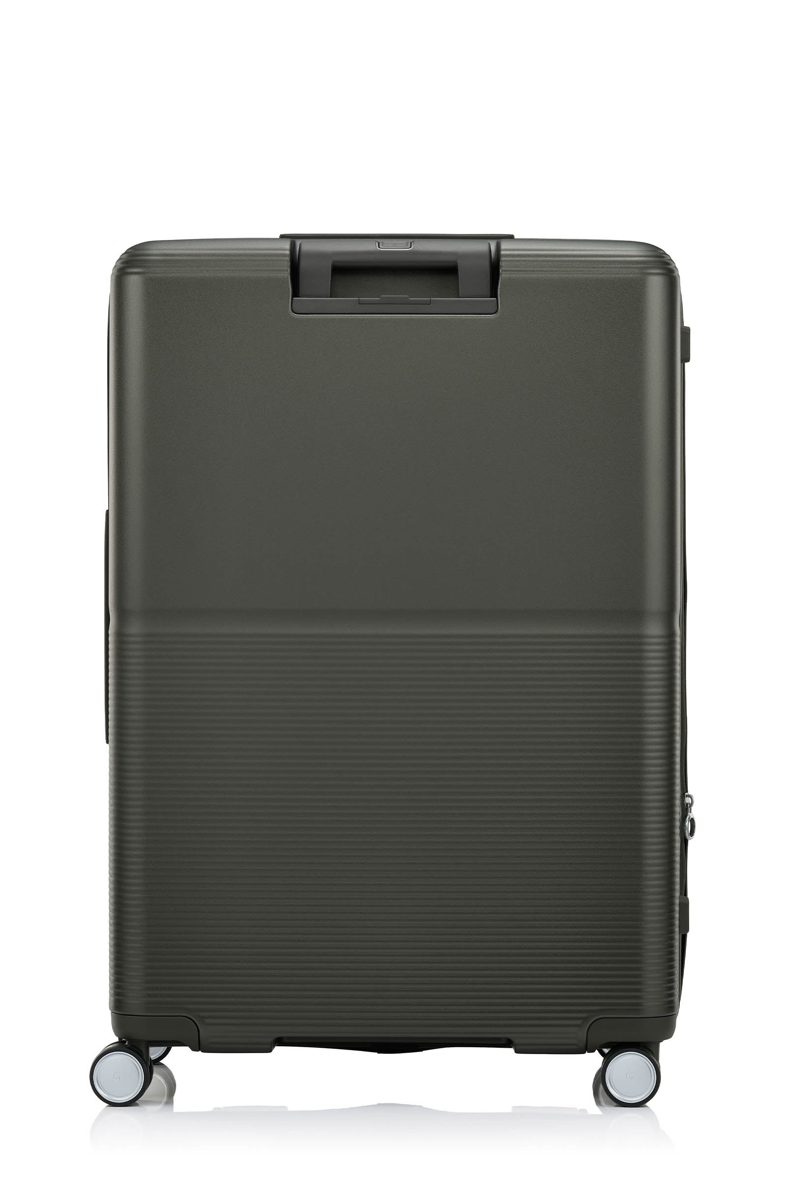 Back view of the Samsonite Flatform Spinner Large in Dark Moss. Shop the Latest Online