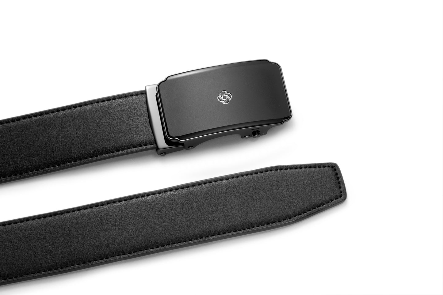 Buckle & end tip view of the AAMIR II BIZAUTO PLATE 04 BELT. Order Now Online.