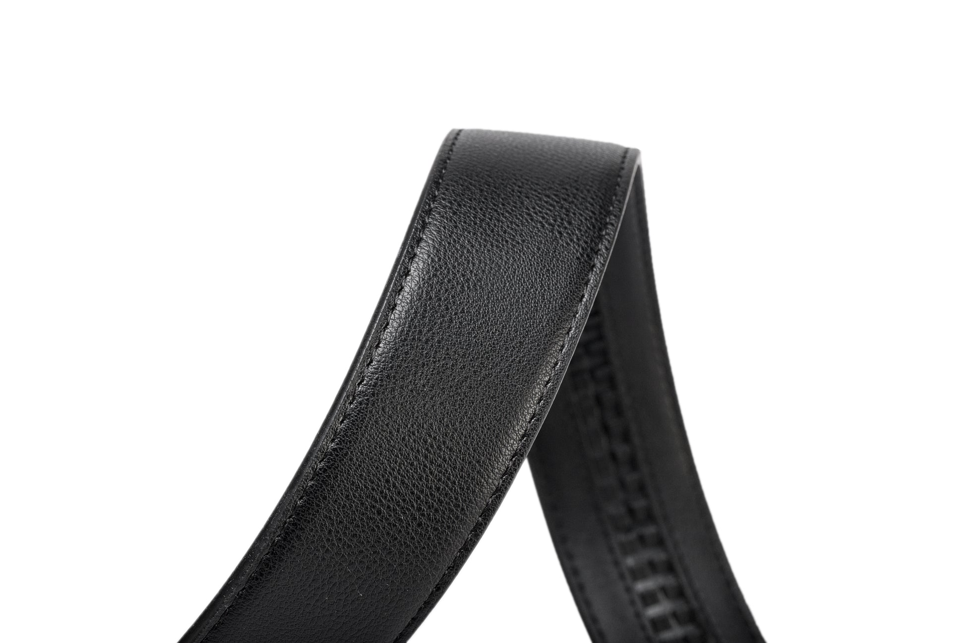 Close up bent belt view of the AAMIR II BIZPLATE AL AUTO 04 BELT. Shop the Latest Online 