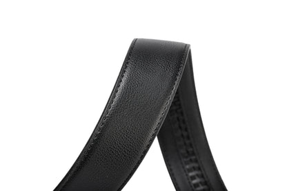 Close up bent belt view of the AAMIR II BIZPLATE AL AUTO 04 BELT. Shop the Latest Online 