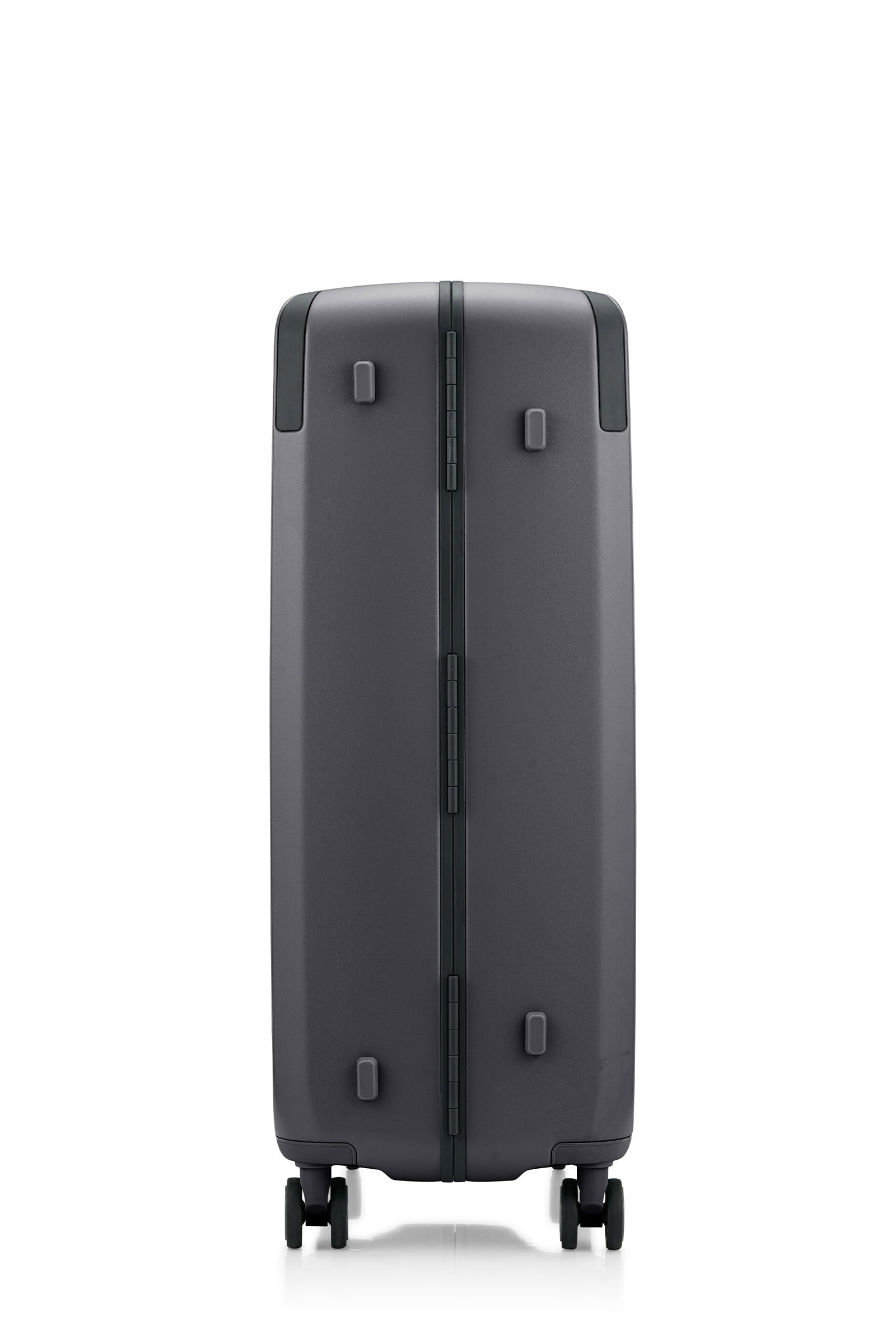 Other Side view of the Evox Spinner Large luggage in Graphite. Shop the Collection Online.