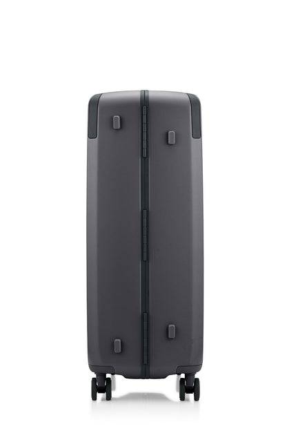 Other Side view of the Evox Spinner Large luggage in Graphite. Shop the Collection Online.