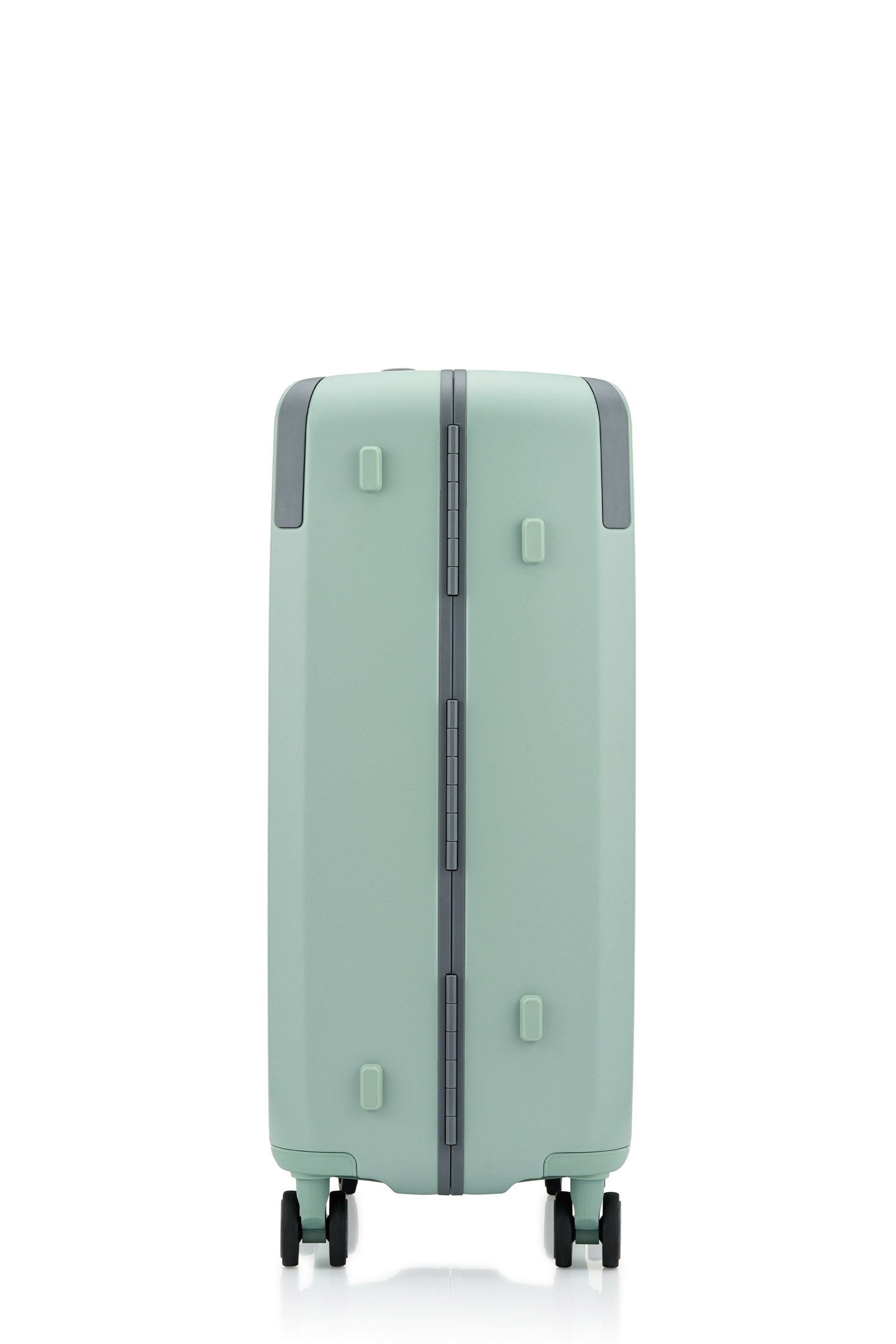 Other Side view of the Evox Spinner Medium luggage in Mint. Shop the Collection Online.