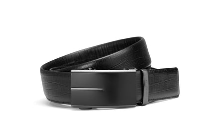 Side buckle rolled view of the AAMIR II BIZAUTO PLATE 03 BELT. Now Available Online